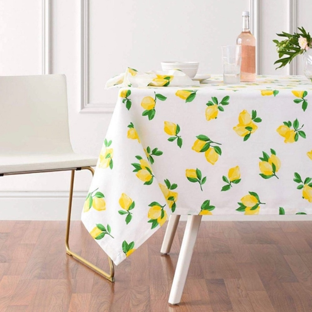 🆕 Kate Spade ♠️ Make Lemonade Lemon 🍋 Tablecloth